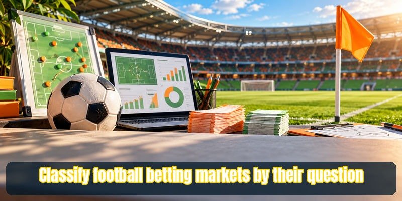 Classify football betting markets by their question.